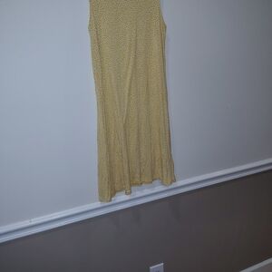 Amazon Essentials Yellow Floral Maxi Dress